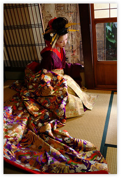 京都/花魁変身時代衣裳おかむら舞妓・花魁・伏見太夫・幕末・時代